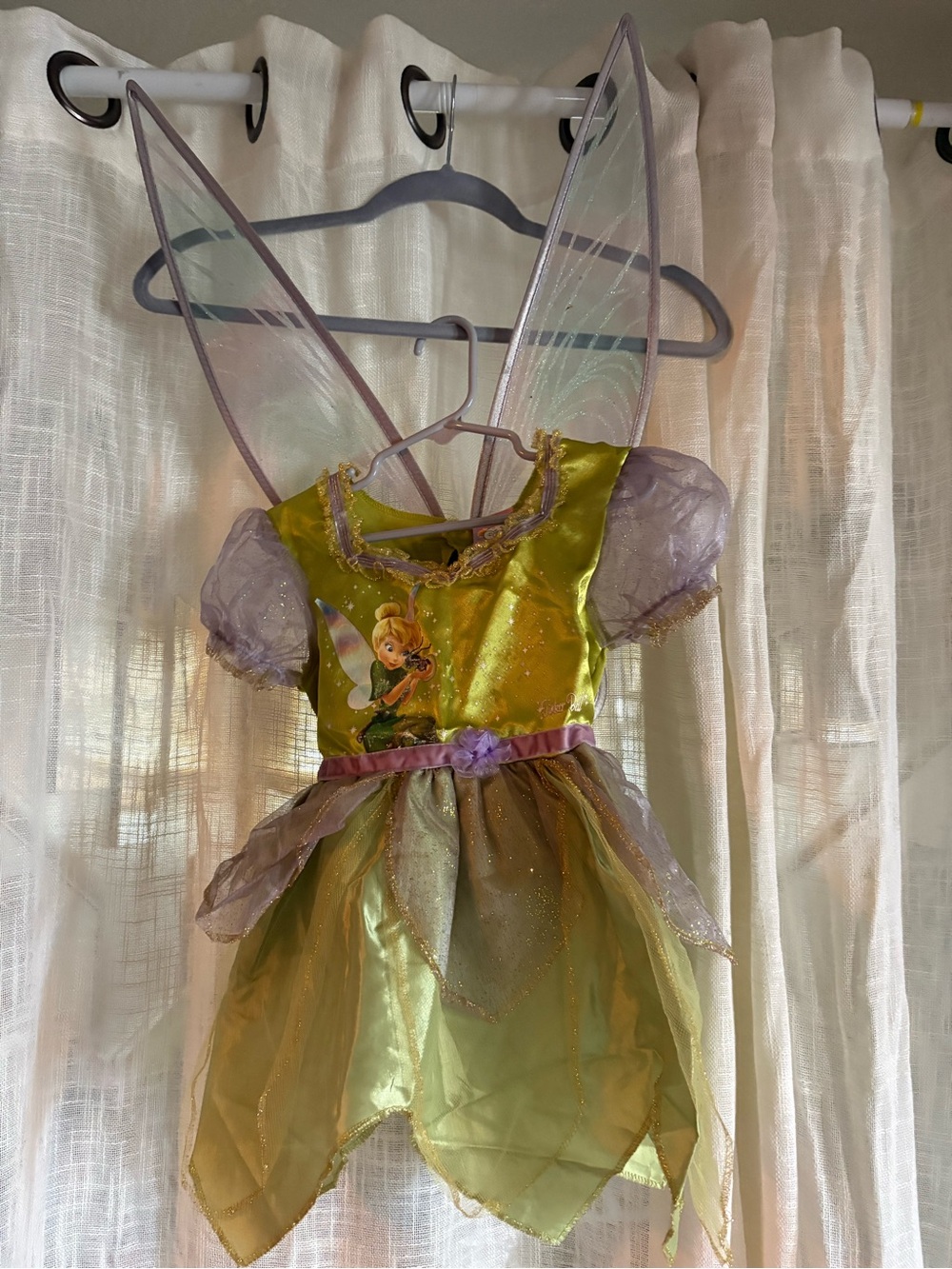 Tinker Bell Fairy Costume for Kids - Green & Purple size 3T/4T
